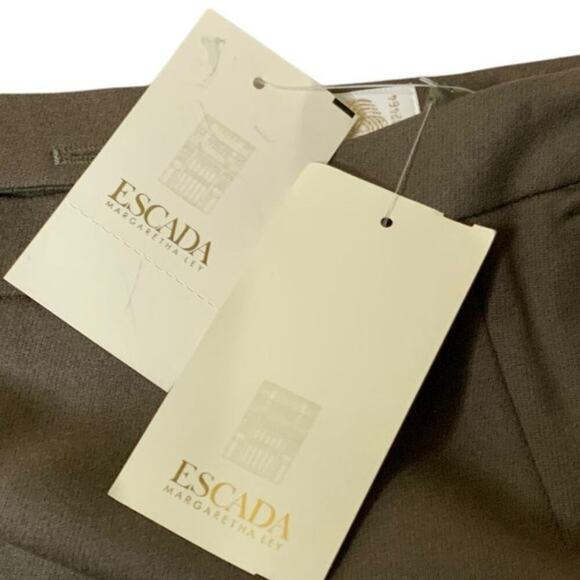 Escada Pencil Skirt Size 44/US 14 Flat Front Button Back Zip Casual Officewear - Picture 5 of 15